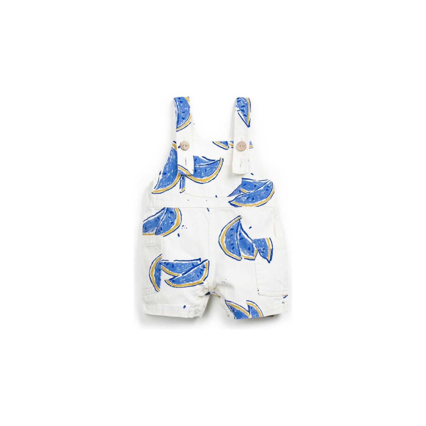 Mono de Bebé en Sarga con Estampado de Sandías – Play Up