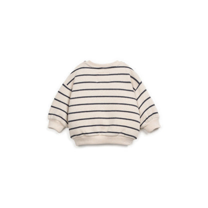 Sudadera Rayas Beige - Play Up