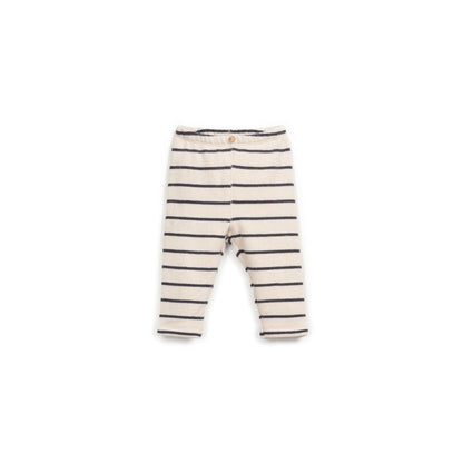 Pantalón de Punto Rayas Azul Marino | Play Up
