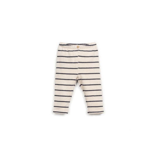 Pantalón de Punto Rayas Azul Marino | Play Up
