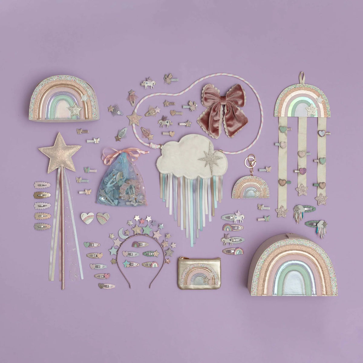 Pack 5 Pinzas de Pelo Rainbow – Mimi & Lula