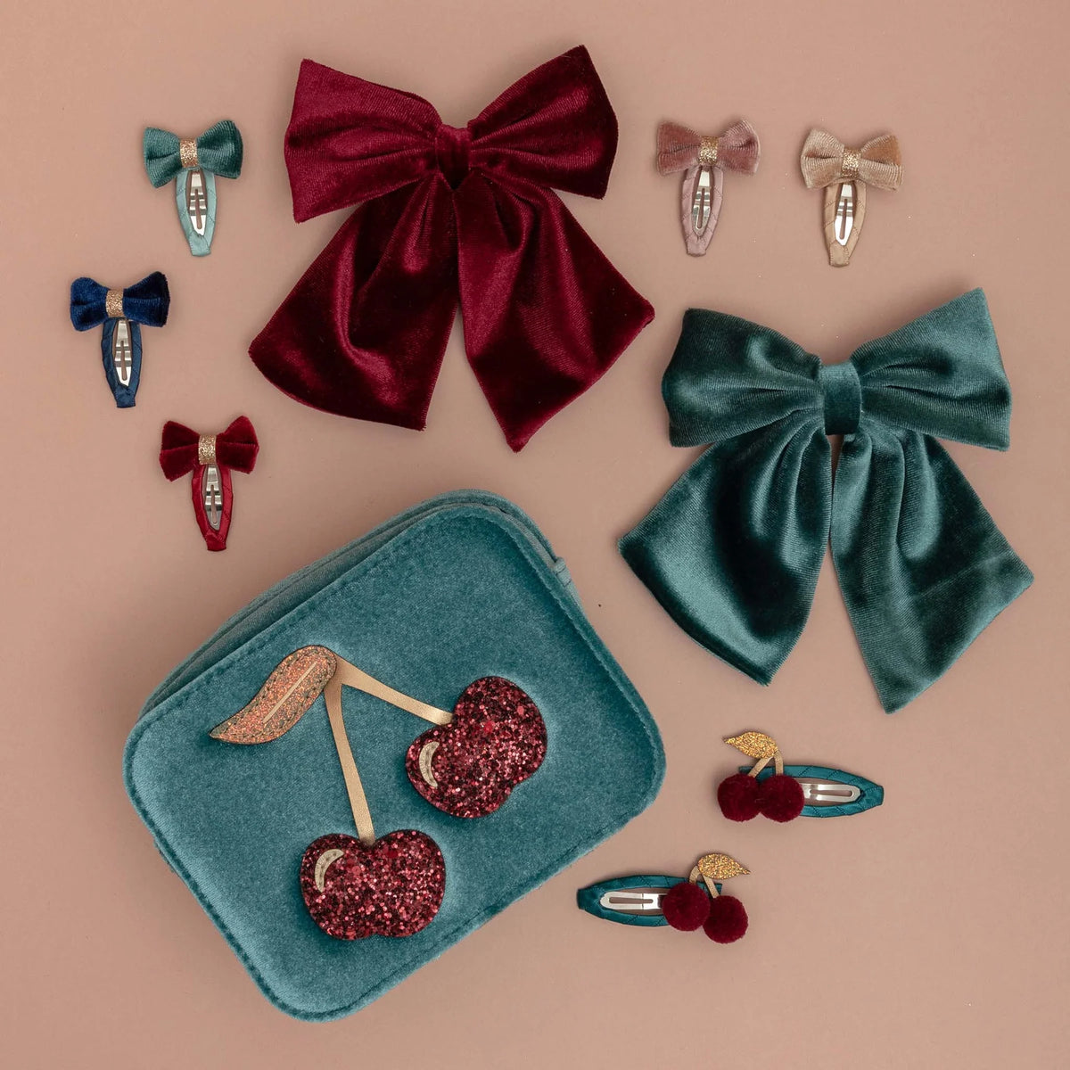 Pack 2 Pinzas Pom Pom Cherries – Mimi & Lula