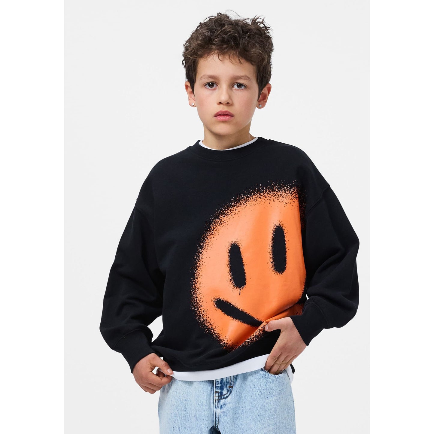 Sudadera Smile Negra – MOLO