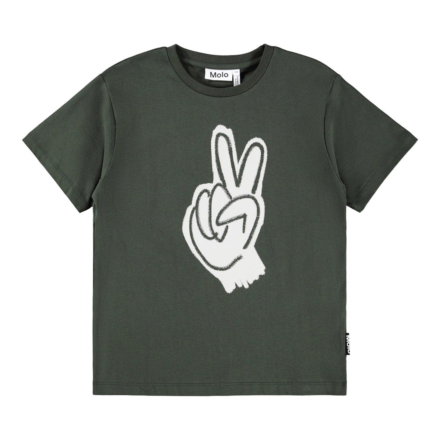 Camiseta Peace Sign Verde Oliva – MOLO