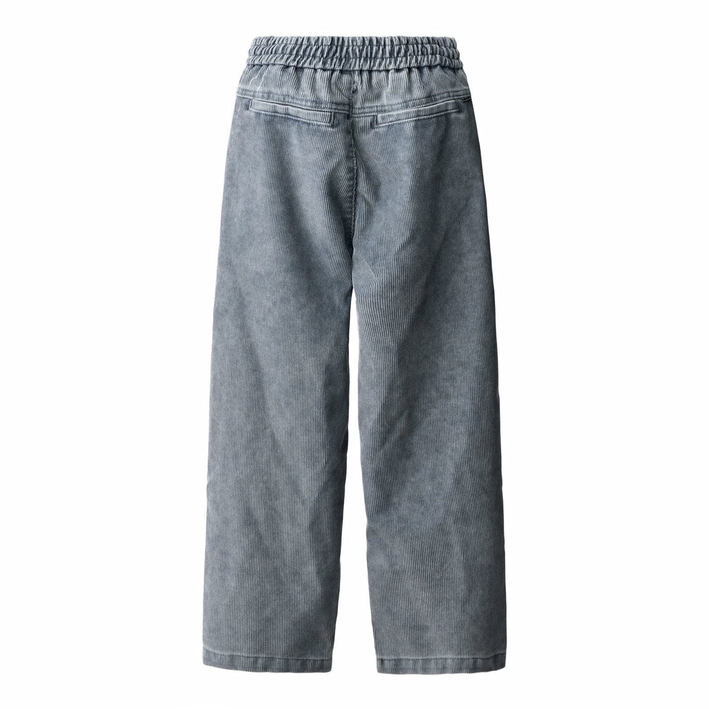 Pantalón de Pana Gris con Cintura Elástica - MOLO