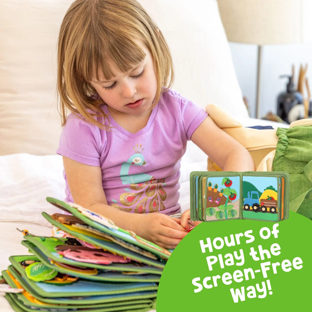 Libro Sensorial Busy Farm + Mochila – My First Book