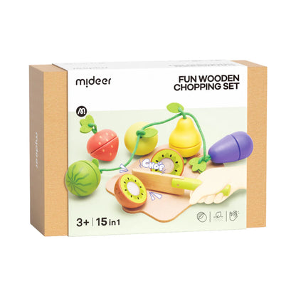 Set Frutas y Verduras para cortar Mideer