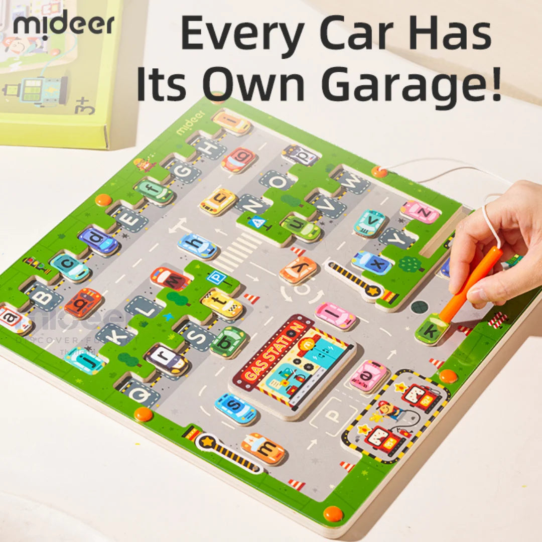 Laberinto Magnético “Parking ABC” - Mideer