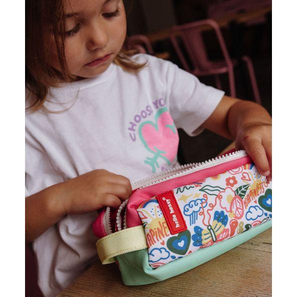 Estuche “Happiness” de Hello Hossy (2 cremalleras)