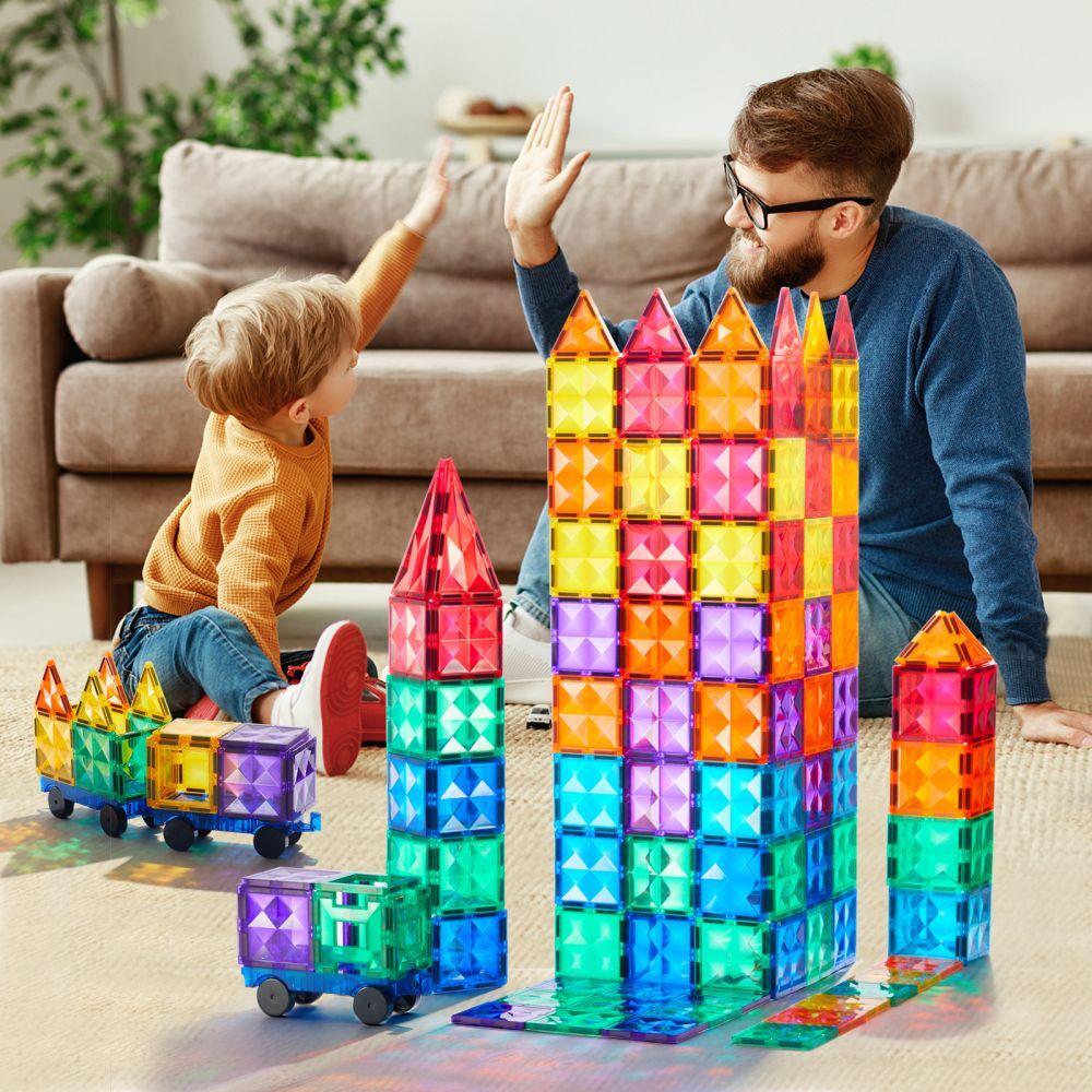 Bloques Magneticos 60 piezas Mideer