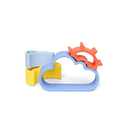 Set Mordedores Nubes y Sol Azul & Coral – Little L