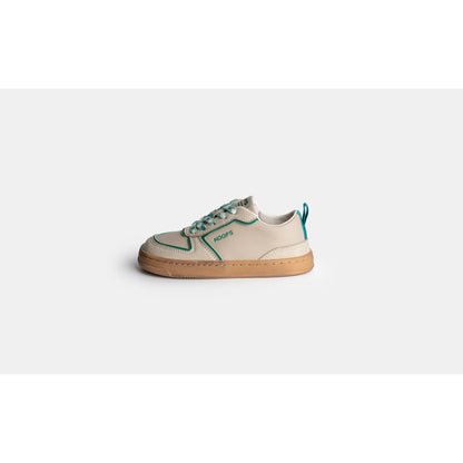 Zapatillas “Adri” – Beige & Verde Esmeralda -  KOOPS