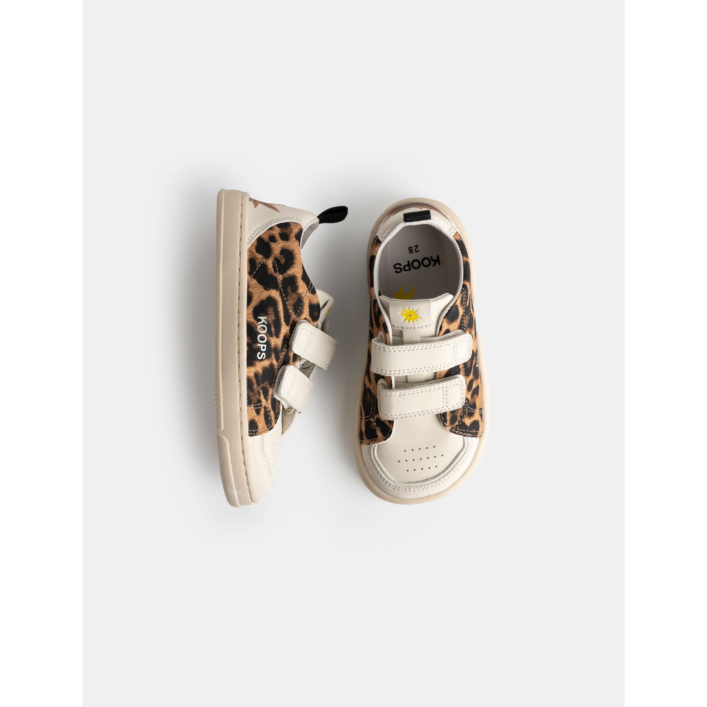 Zapatillas  “ Rafi Leopardo” – Estampado Animal con Velcro -  KOOPS