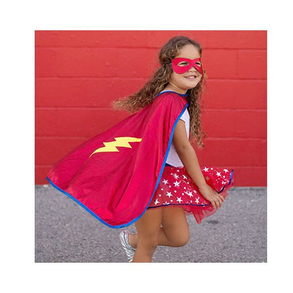 Conjunto Superhero Tutu: capa, falda y máscara – Great Pretenders