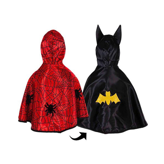 Capa reversible bebé murciélago & araña – Great Pretenders