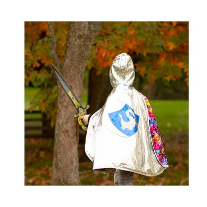 Capa Caballero Dragón Reversible Multicolor/Plata – Great Pretenders