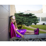 Conjunto de superhéroe con vestido, capa y diadema – Great Pretenders