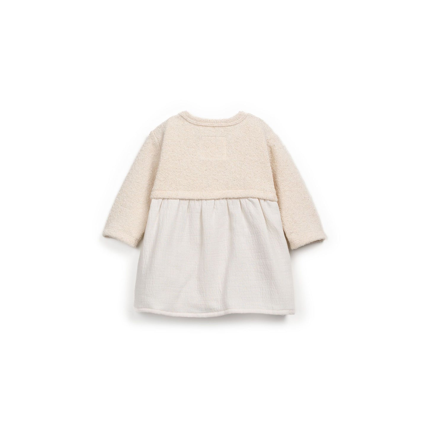 Vestido de Punto Bouclé y Gasa de Algodón - Play Up