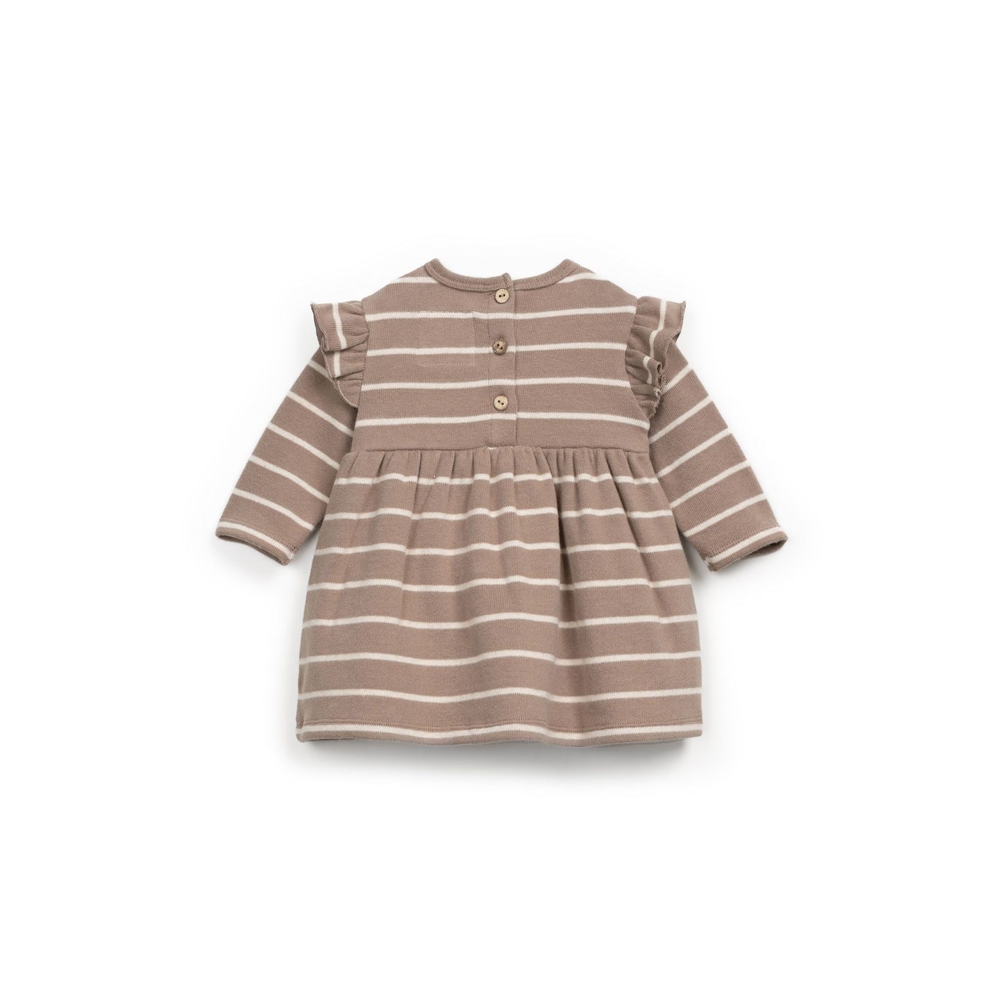 Vestido de Punto Rayas Marrón | Play Up