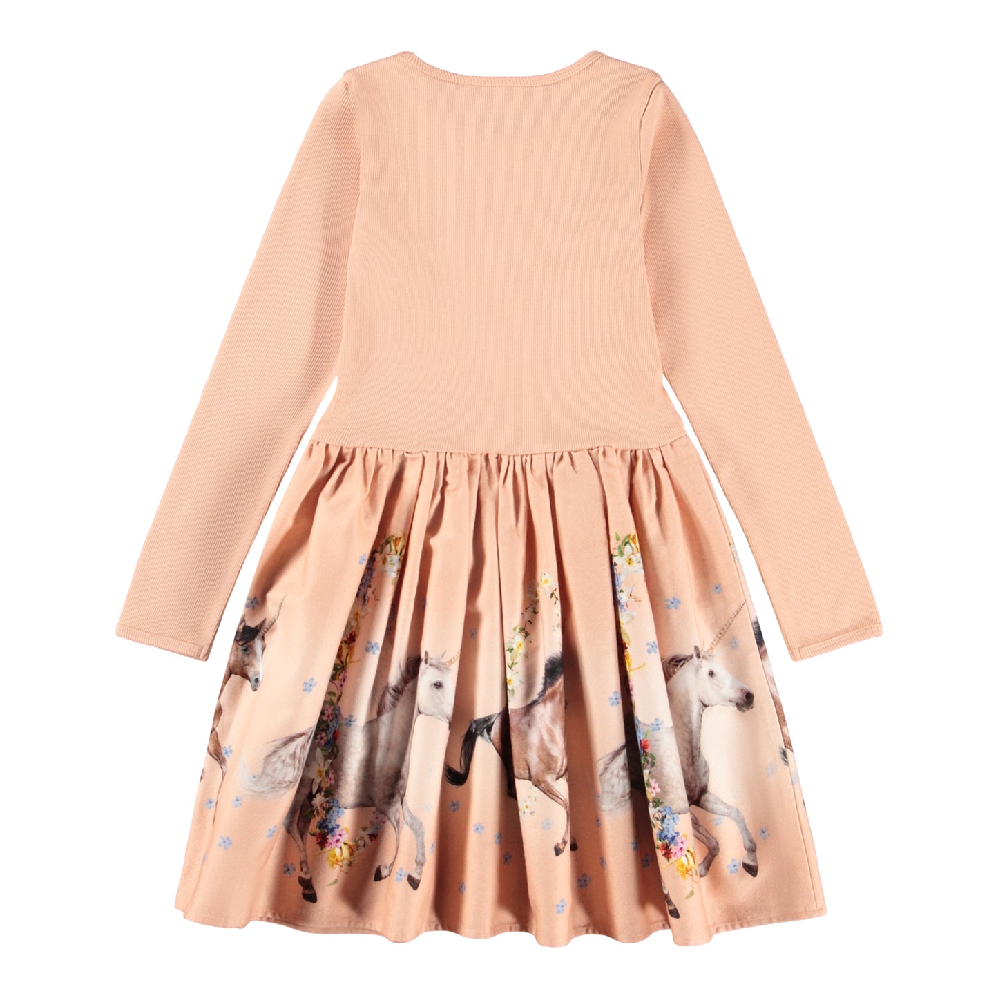 Vestido Unicornio Manga Larga Melocotón | MOLO