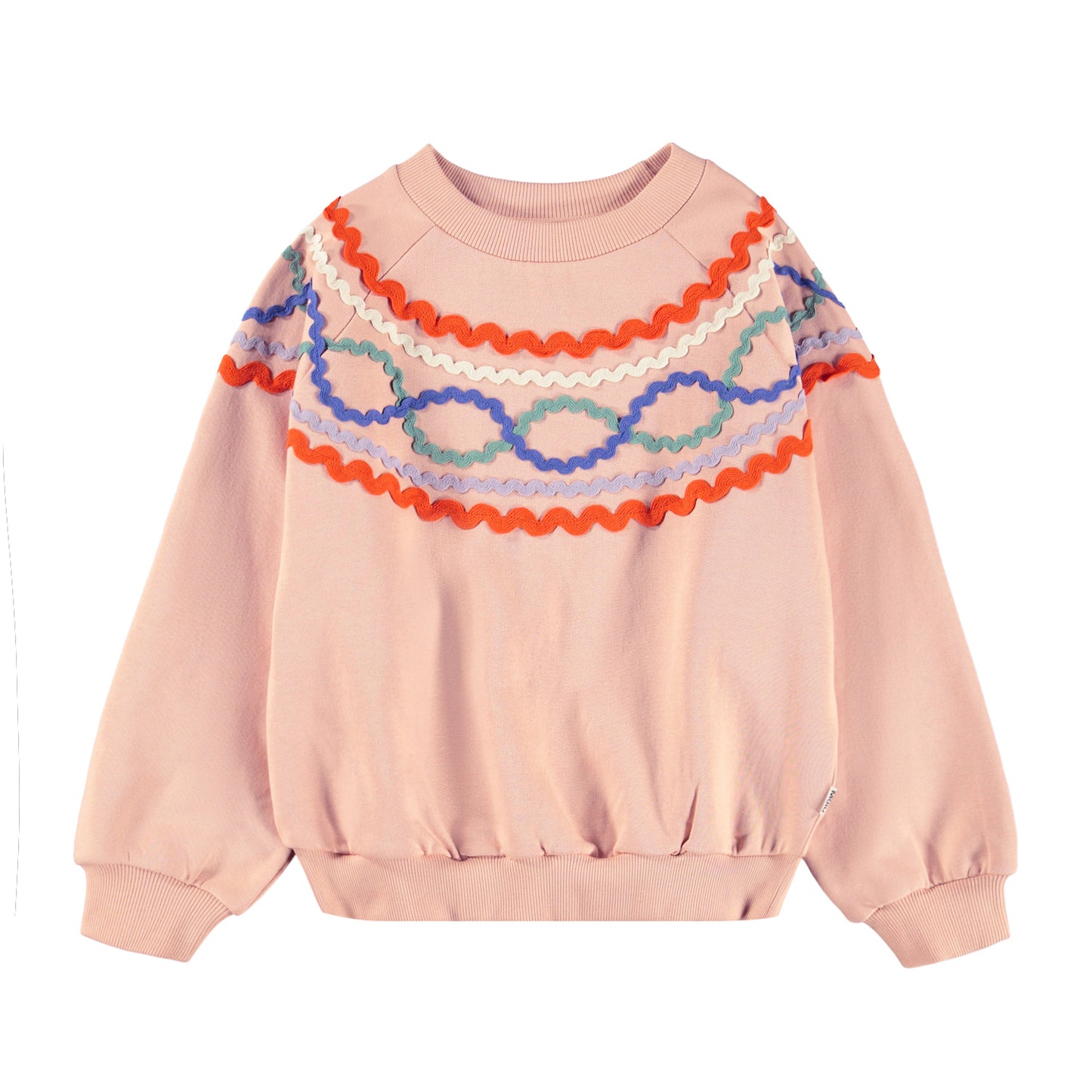 Sudadera Aplique Ondas Multicolor – MOLO