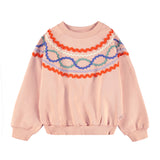 Sudadera Aplique Ondas Multicolor – MOLO