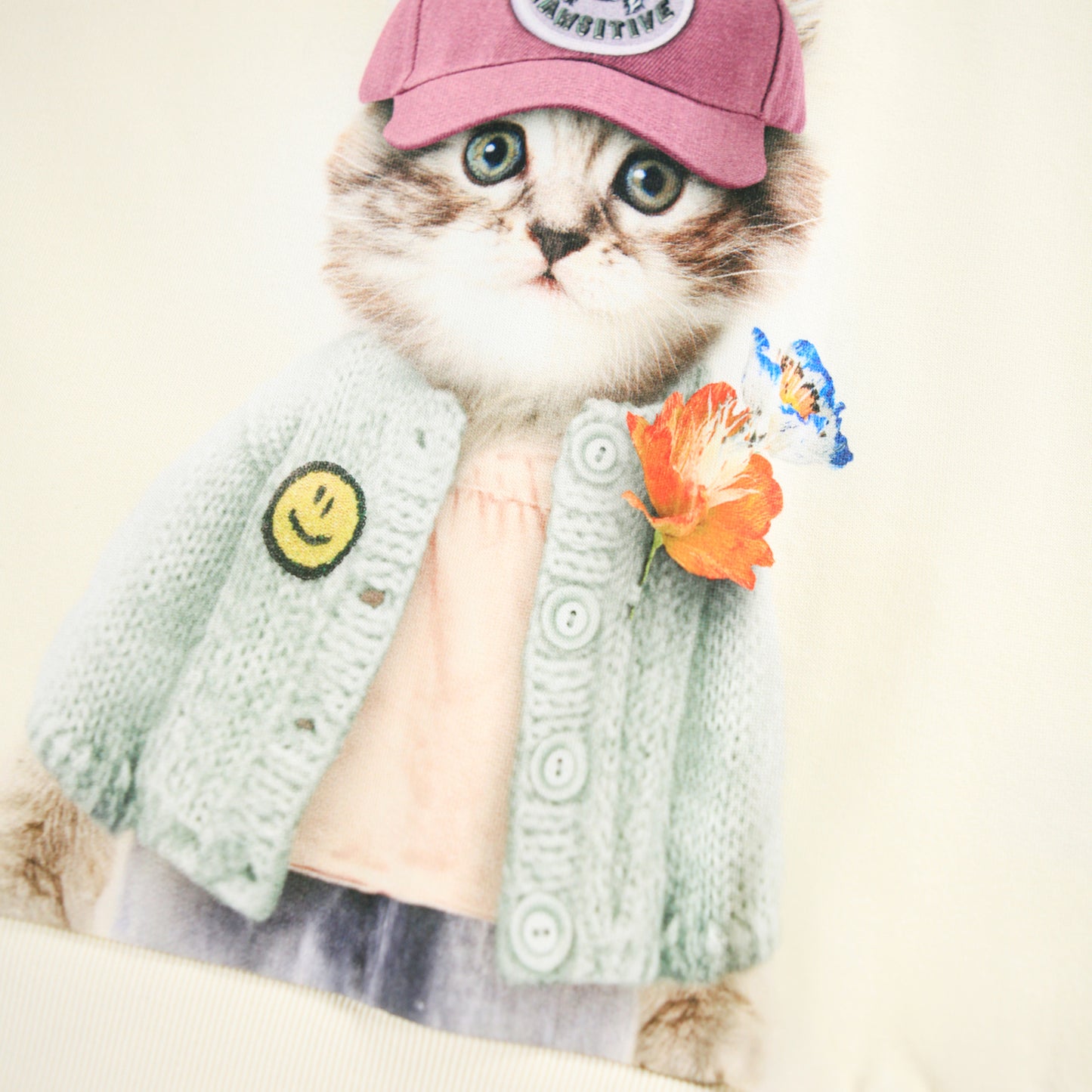 Sudadera Gato con Gorro “Stay Pawsitive” – MOLO