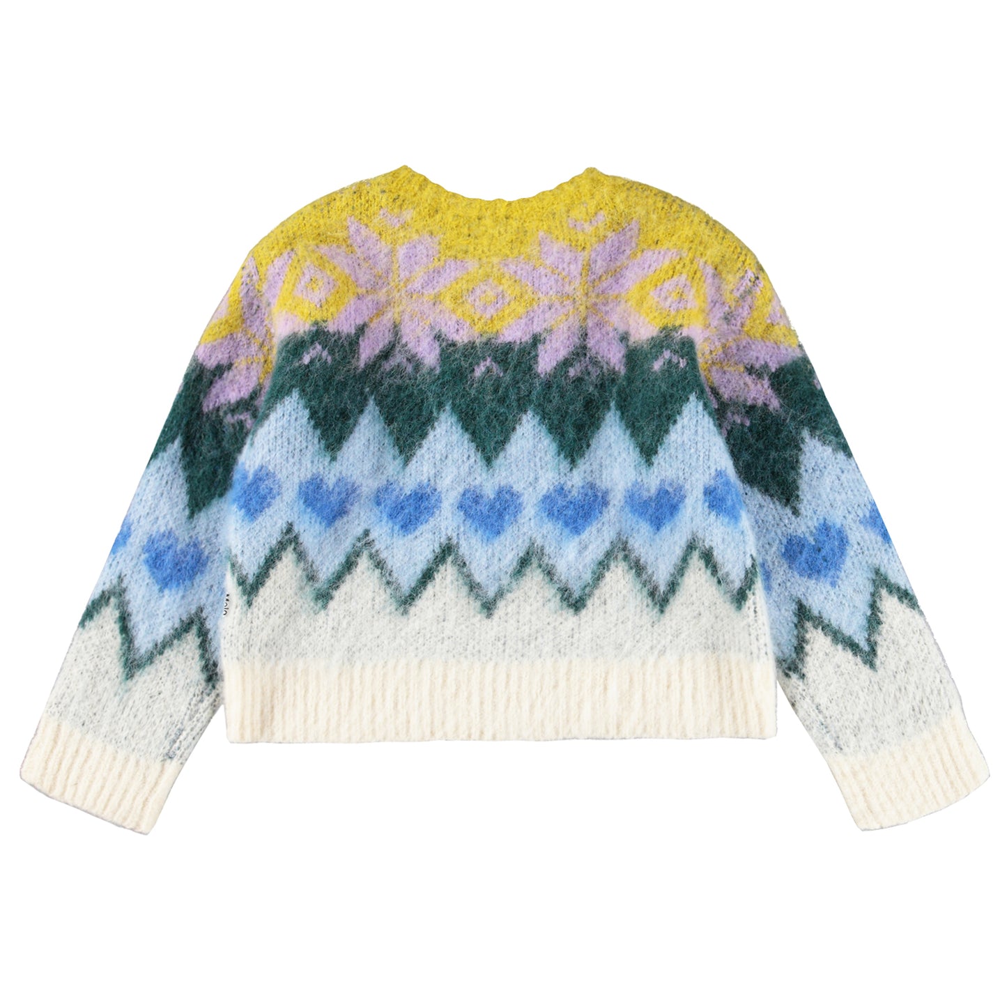 Jersey Multicolor con Corazones y Copos - MOLO