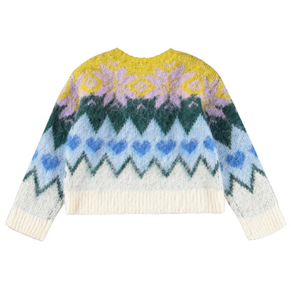 Jersey Multicolor con Corazones y Copos - MOLO