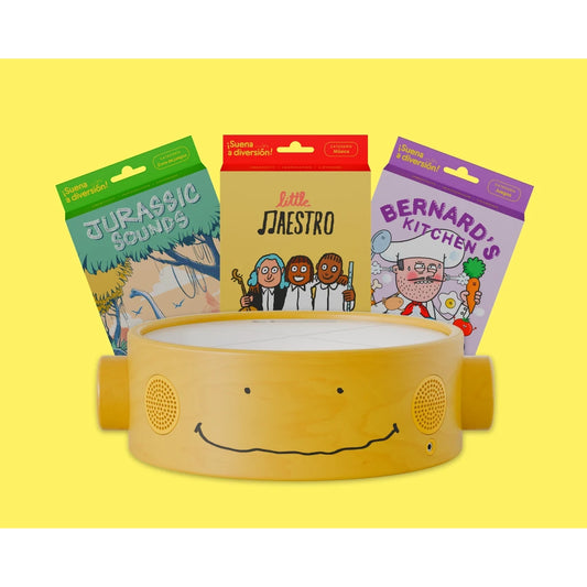 Pack Intermedio Consola + 3 juegos para +4/5 años – QUBITUNES
