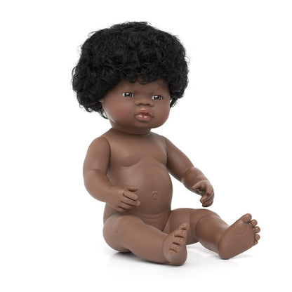 Miniland “My Friends & Me” – Muñeco Bebé Africano 38 cm