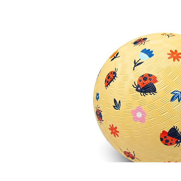 Ladybirds 18 cm Natural Rubber Ball – LITTLE L