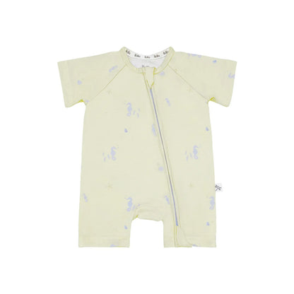 Pijama Corto Bambu con Cremallera Sea Horses – Lilulila