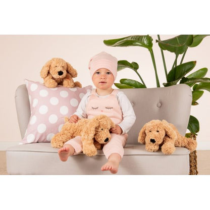 Perro de Peluche Tumbado – 28 cm | Hermann Teddy