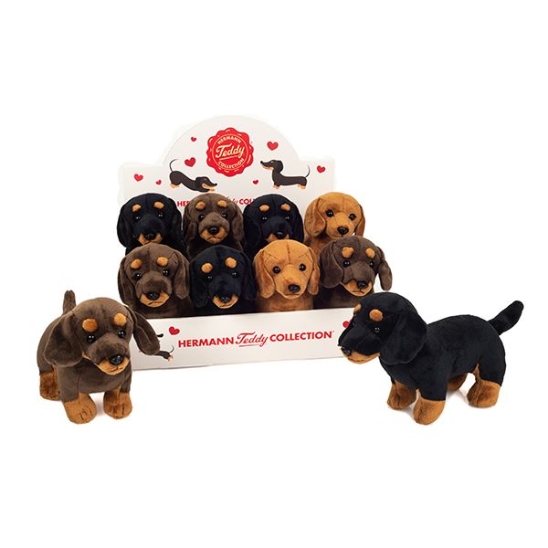 Perro Salchicha de Peluche – 21 cm | Hermann Teddy
