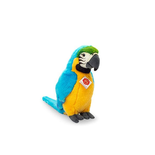 Peluche Guacamayo Azul y Amarillo – 28 cm | Hermann Teddy