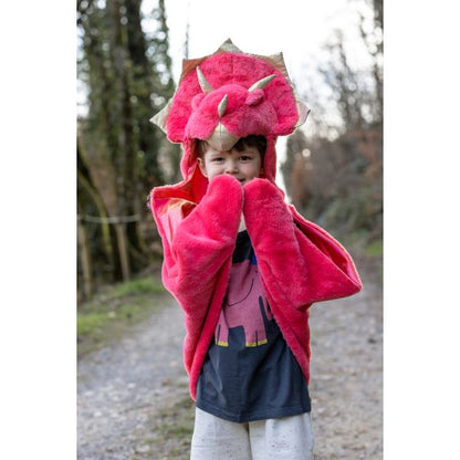 Capa de Triceratops roja – Great Pretenders
