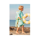 Banana Blue Microfiber Poncho – 60 x 60 cm | QUUT