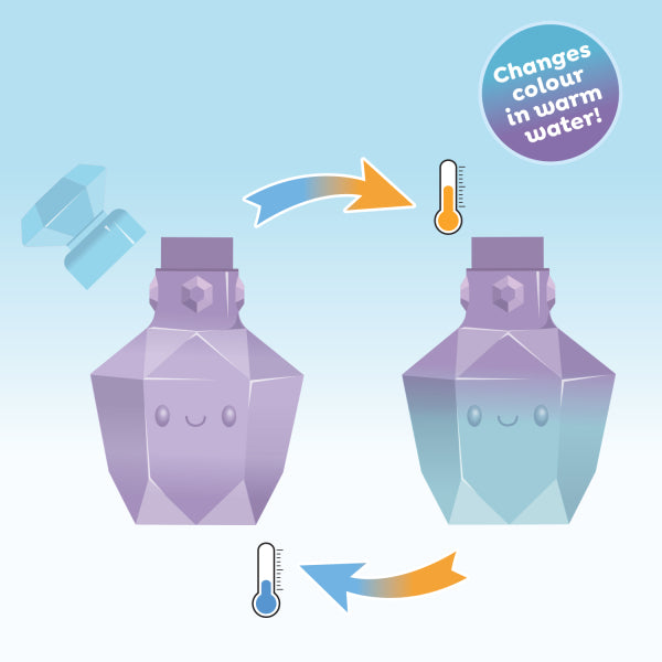 Botella de Pociones Mágicas Bath Magic Purple to Blue – Tiger Tribe