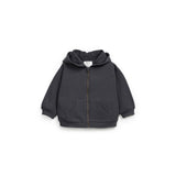 Sudadera con cremallera y capucha – Gris Carbón - Play Up