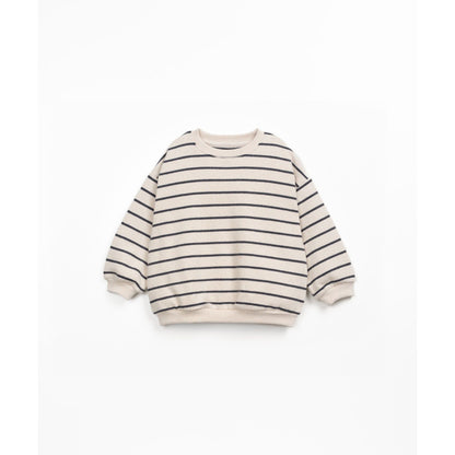 Sudadera de Rayas Oversize de Algodón Sostenible | Play Up