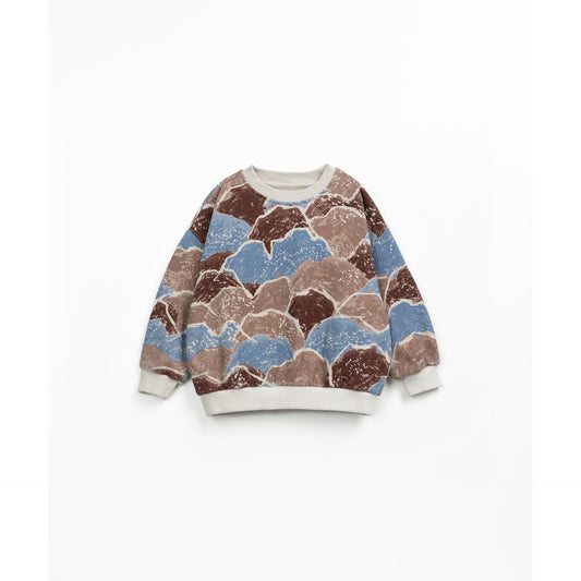 Sudadera estampada de montañas | Play Up