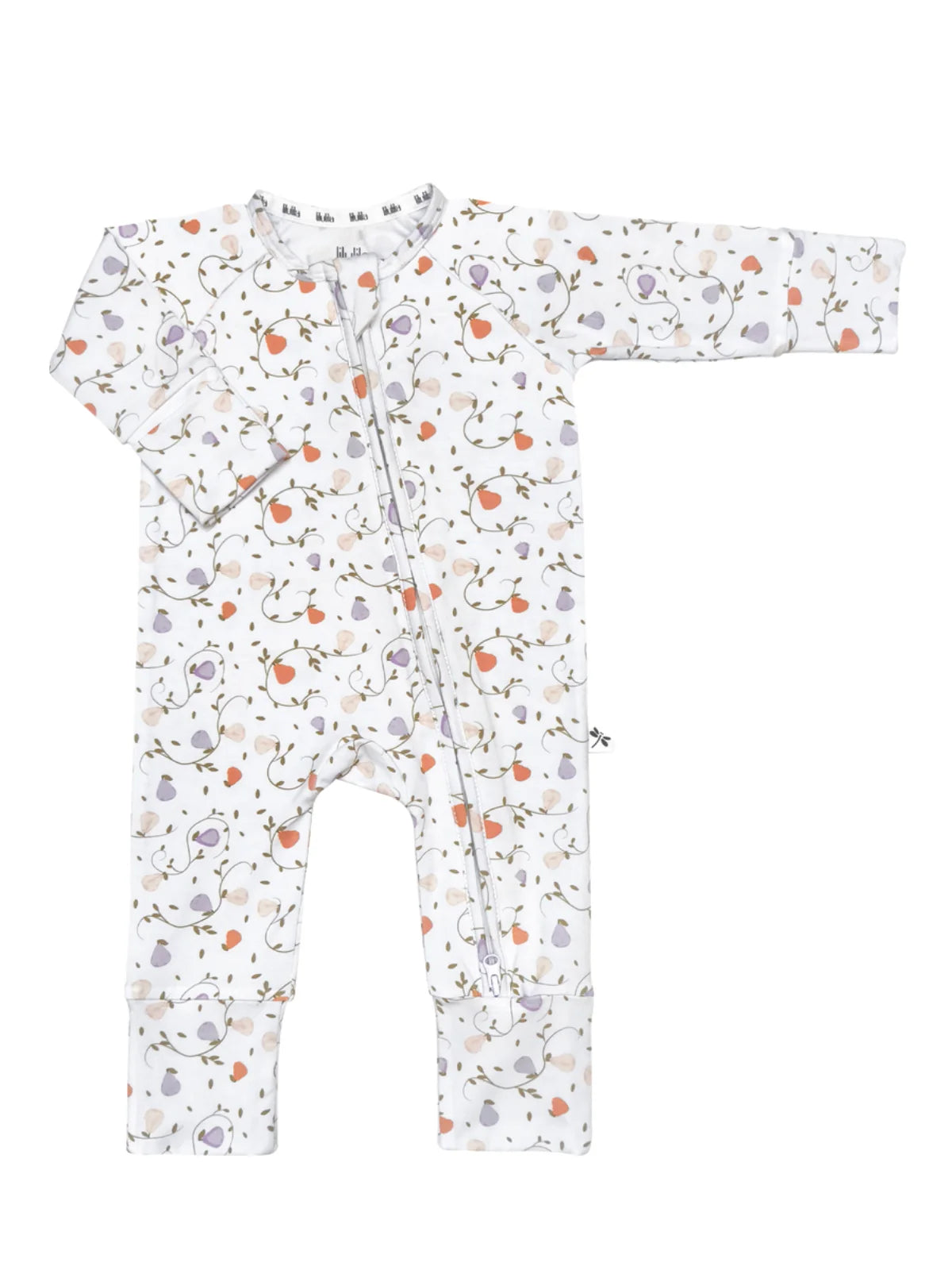 Pijama de Bambú con Cremallera Sweet Pears – LiluLila