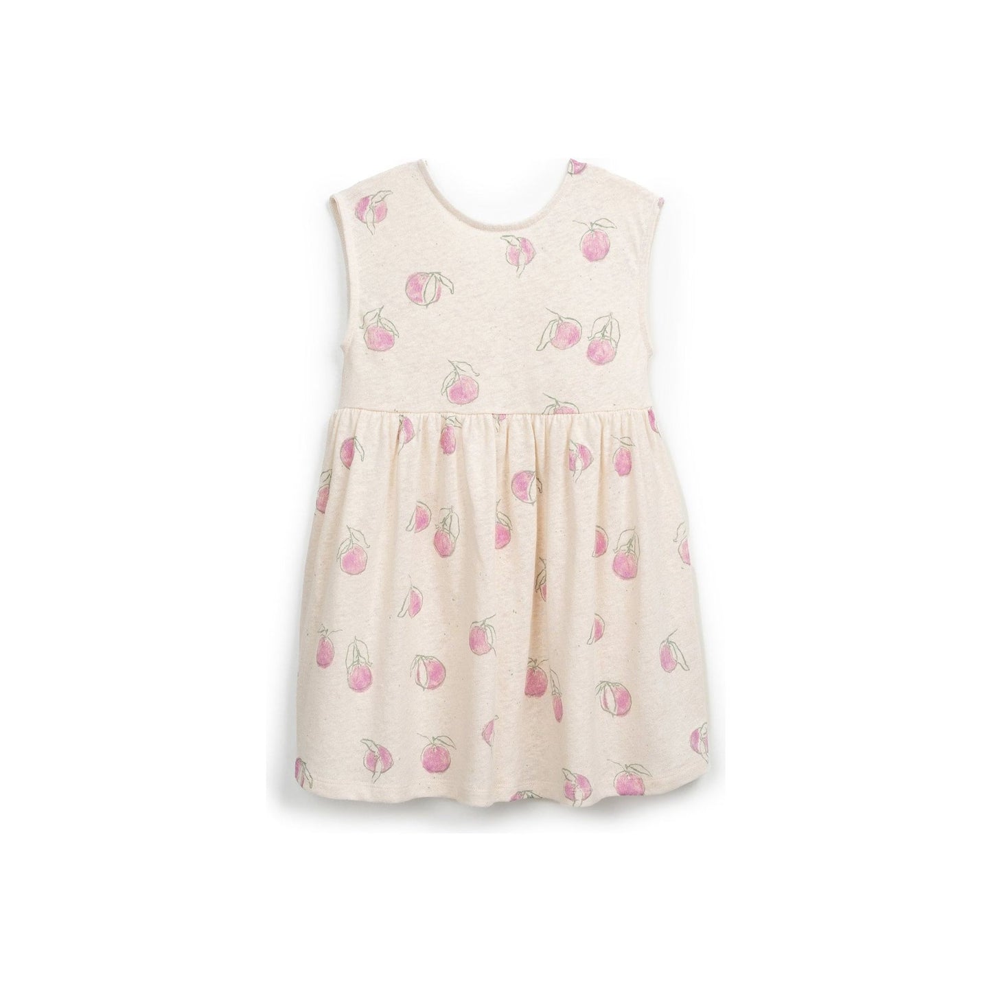 Vestido de Niña con Estampado de Naranjas – Algodón Orgánico Certificado OEKO-TEX® – Play Up