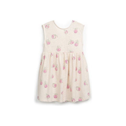 Vestido de Niña con Estampado de Naranjas – Algodón Orgánico Certificado OEKO-TEX® – Play Up