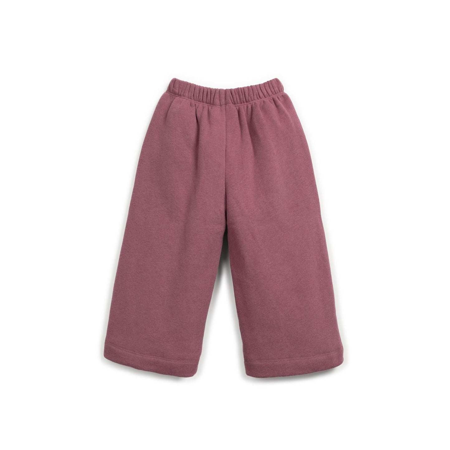 Pantalón Jogger Ancho de Felpa – Rosa Vino | Play Up