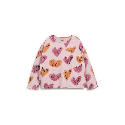Camiseta de Manga Larga Corazones – Play Up