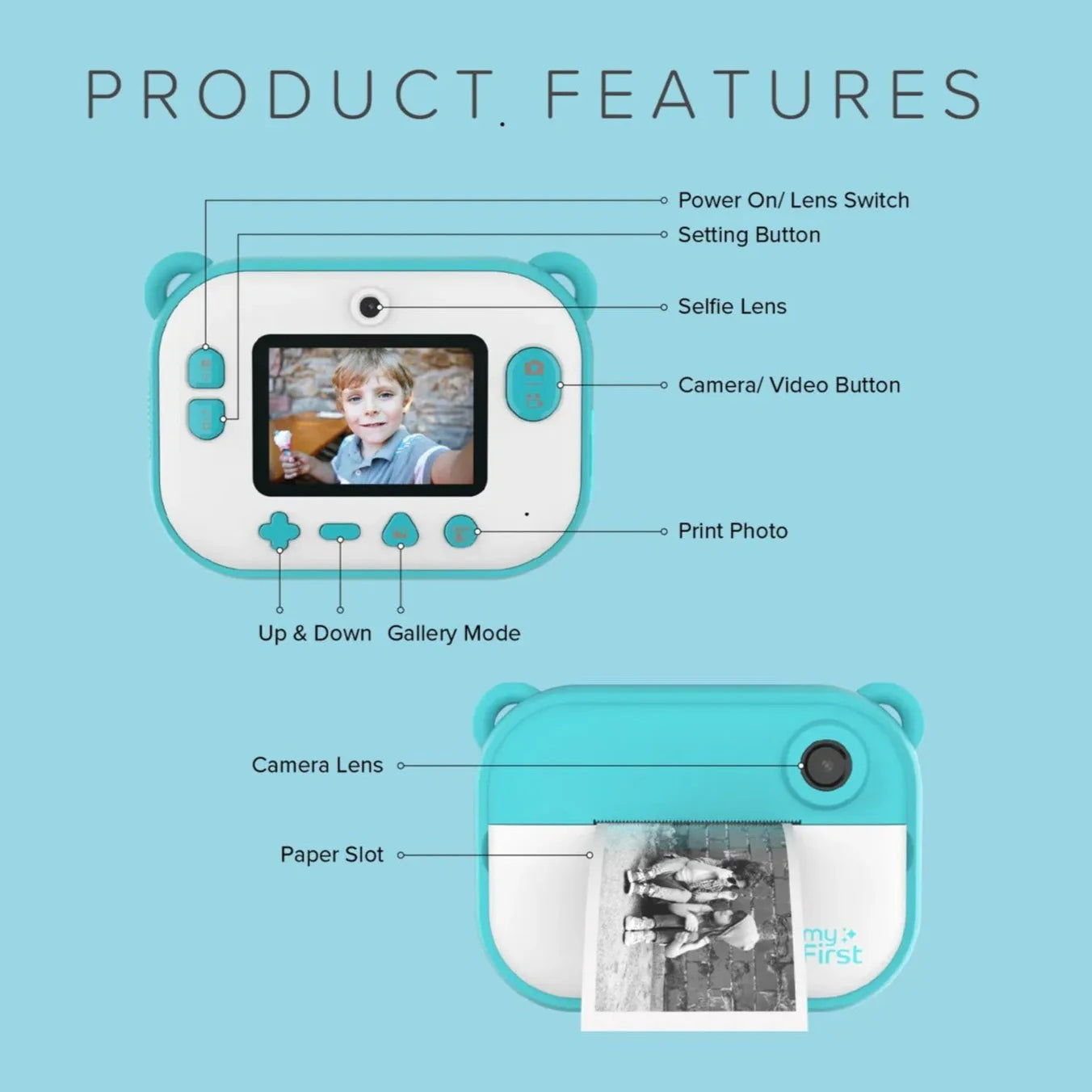 Cámara Infantil con Impresión Instantánea Insta 2 – myFirst