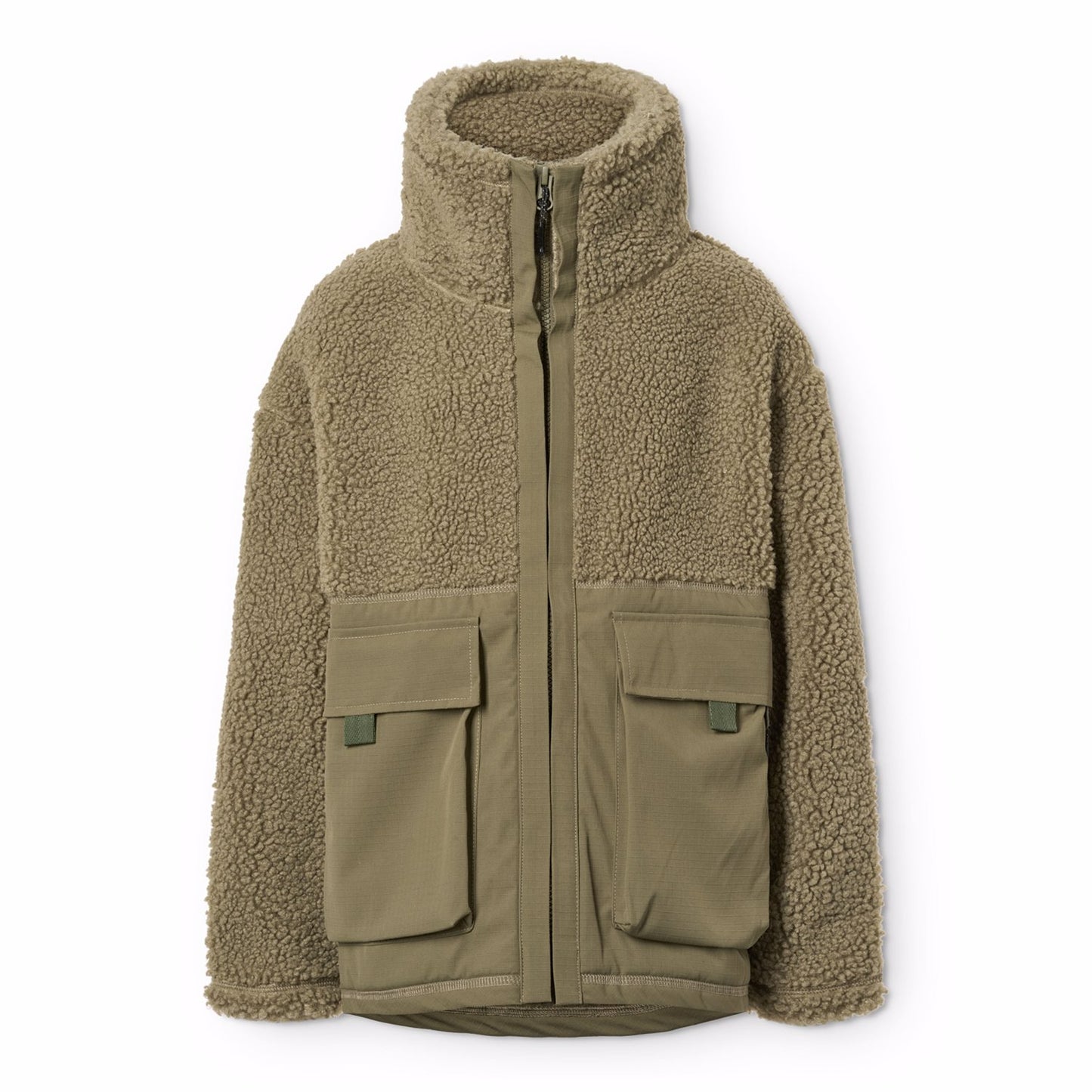 Chaqueta Forro Polar Verde Oliva | MOLO