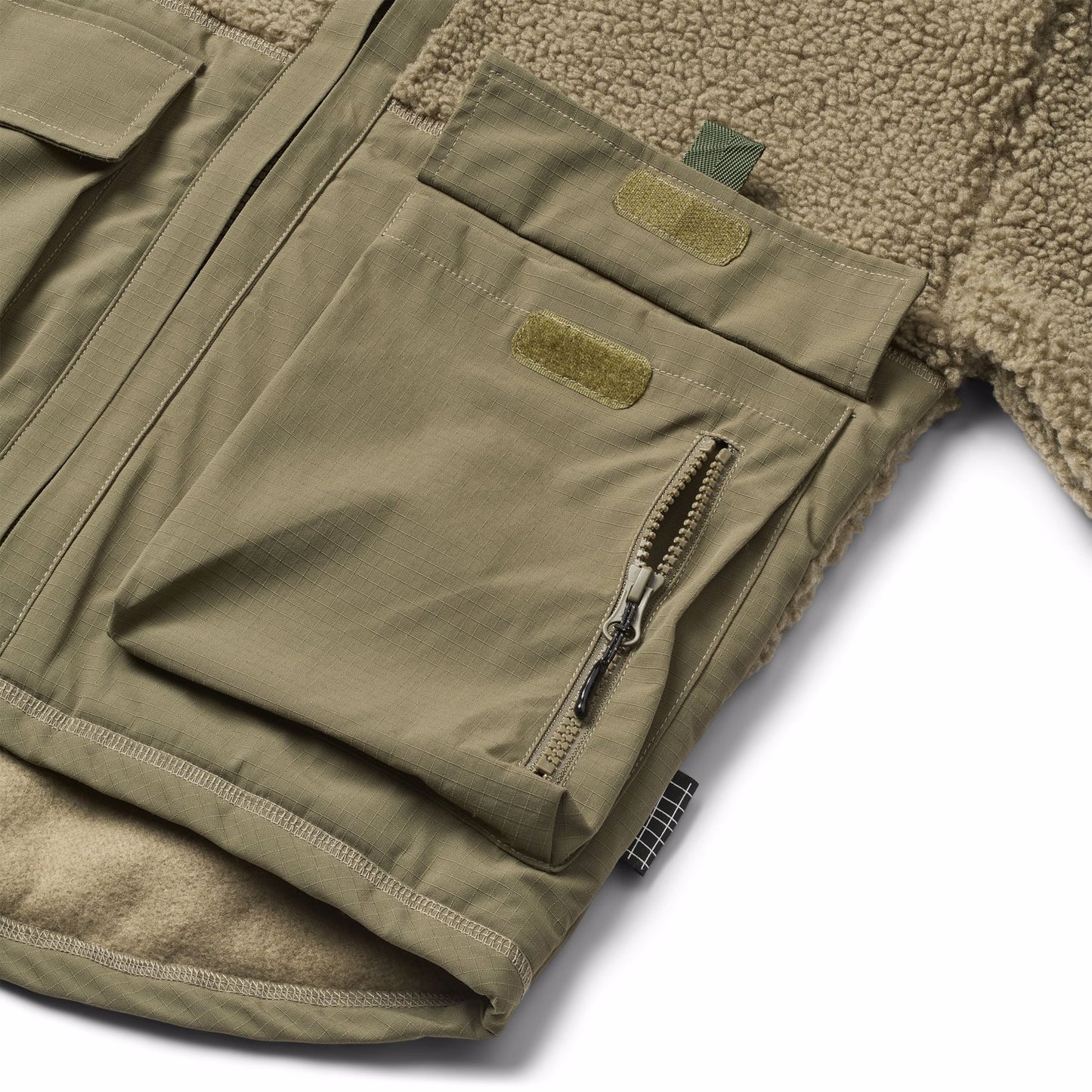 Chaqueta Forro Polar Verde Oliva | MOLO